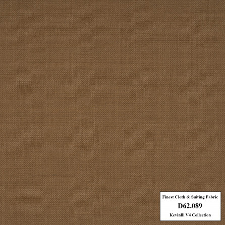 D62.089 Kevinlli V4 - Vải Suit 60% Wool - Vàng nâu